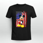 Mickey mouse independence day american flag 3 T Shirt