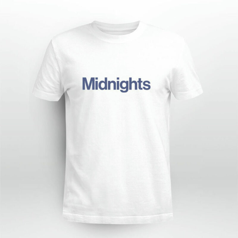 Midnight Taylor Meet Me At Midnight Double Sided Front 5 T Shirt