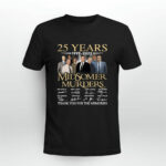 Midsomer Murders 25 years 1997 2022 thank you for the memories signatures 2 T Shirt