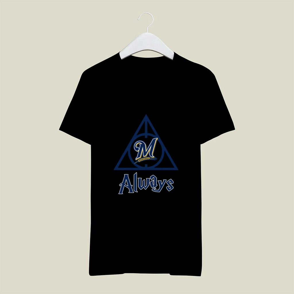 Milwaukee Brewers Always Harry Potter Deathly Hallows Shirt Tiniven Store