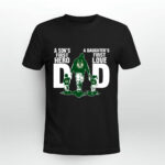 Milwaukee Bucks Dad sons first hero daughters first love 3 T Shirt