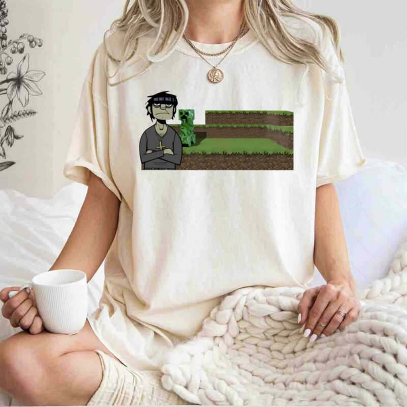 Minecraft Creeper Murdoc Niccals 0 T Shirt