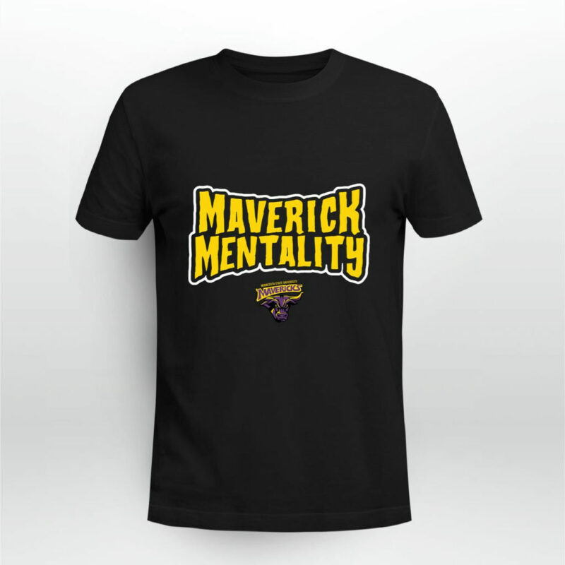 Minnesota State Mavericks Mentality Logo 0 T Shirt