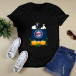 Minnesota Twins Snoopy Pumpkin House 2 T Shirt