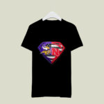 Minnesota Vikings And Nebraska Cornhuskers Superman 2 T Shirt