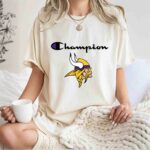 Minnesota Vikings Champion Logo Mashup 3 T Shirt