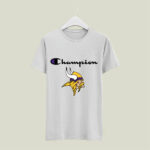 Minnesota Vikings Champion Logo Mashup 5 T Shirt