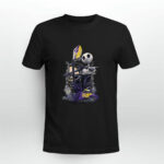 Minnesota Vikings Jack Skellington Halloween 3 T Shirt