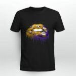 Minnesota Vikings Lips 4 T Shirt