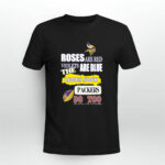 Minnesota Vikings Roses are red violets are blue The lions suck Packers do too 3 T Shirt