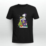 Minnesota Vikings Snoopy Woodstock Christmas 3 T Shirt