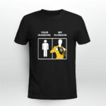 Minnesota Vikings Your Husband My Husband 3 T Shirt