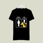 Minnesota Vikings Your Husband My Husband 4 T Shirt