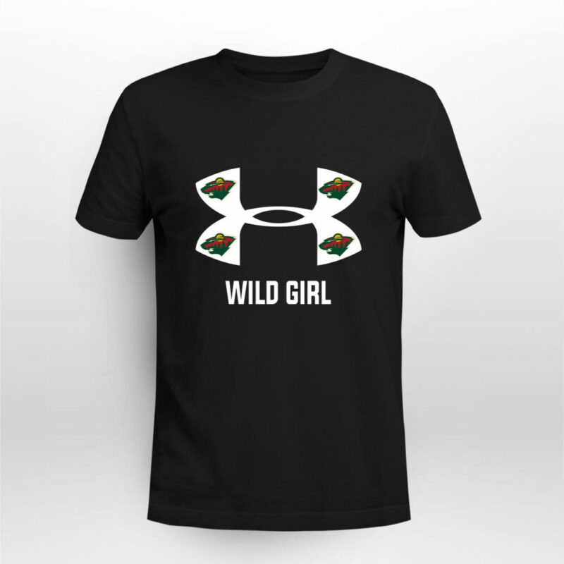 Minnesota Wild Girl Under Armour Hockey 0 T Shirt