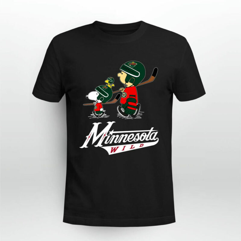 Minnesota Wild Snoopy Ready For An Ice Hockey Game 0 T Shirt