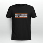Monsters Aint Scared Chicago Bearscago Bears Football 4 T Shirt
