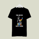 Mother And Son Autism you never walk alone 864 T Shirt