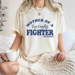 Mother of a Tiny and Mighty Fighter NICU Warrior 1 T Shirt