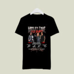 Motley Crue 40 Years Thank You For The Memories Signatures 2 T Shirt