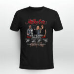 Motley Crue 43 Years Thank You For The Memories Signatures 2 T Shirt