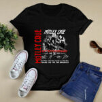 Motley Crue 43rd Anniversary 1981 2024 Signature 2 T Shirt
