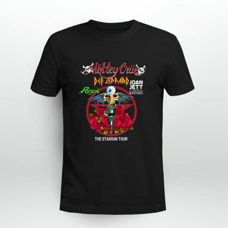 Motley Crue The Stadium Tour 2022 Gift Front 4 T Shirt