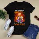 My Broom Broke So Now I Work At Home Depot Logo Halloween 4 T Shirt