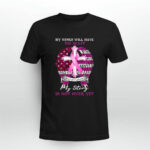 My Wings Will Have To Wait My Story is Not Over Yet Breast Cancer Awareness Cross 3 T Shirt