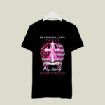 My Wings Will Have To Wait My Story is Not Over Yet Breast Cancer Awareness Cross 4 T Shirt