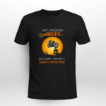 My broom broke so now I drive a harley motorcycle halloween 3 T Shirt