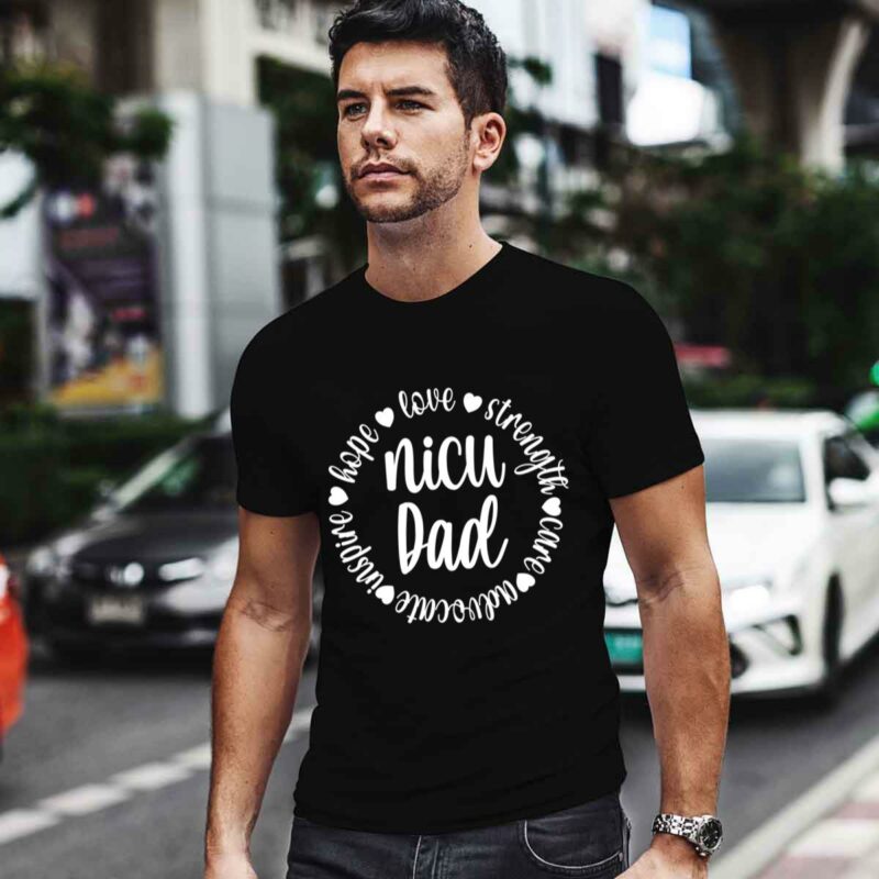 Nicu Dad Appreciation Micro Preemie Baby Nicu Warrior Dad 0 T Shirt