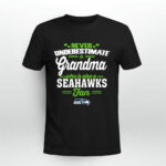 Never Underestimate A Grandma Who Is Also A Seahawks Fan 4 T Shirt