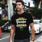 Never Underestimate A Grandpa Who Is Also A Ducks Fan 2 T Shirt