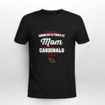 Never Underestimate A Mom Who Is Also An Arizona Cardinals Fan 2 T Shirt