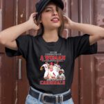 Never Underestimate A Woman Who Understands Baseball And Loves Cardinals 5 T Shirt