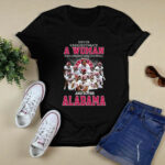 Never Underestimate A Woman Who Understands Football And Loves Alabama 4 T Shirt