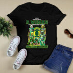 Never Underestimate A Woman Who Understands Football And Loves Oregon Ducks 4 T Shirt