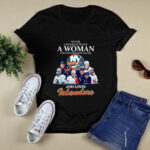 Never Underestimate A Woman Who Understands Hockey And Love Islanders 4 T Shirt