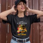 Never Underestimate A Woman Who Understands Nascar and loves Joey Logano 3 T Shirt