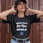 Never Underestimate An Old Man Who Is Also A Duke Blue Devils Fan 3 T Shirt