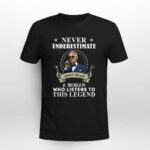 Never underestimate a woman who listens to this legend Andrea Bocelli 4 T Shirt
