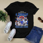 Never underestimate a woman who understands baseball and loves Chicago Cubs 2 T Shirt