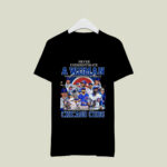 Never underestimate a woman who understands baseball and loves Chicago Cubs 4 T Shirt