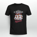 Never underestimate a woman who understands baseball and loves Nationals 4 T Shirt