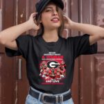 Never underestimate a woman who understands football and loves georgia bulldogs 3 T Shirt