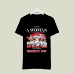 Never underestimate woman who understands baseball and loves Cincinnati Reds 3 T Shirt