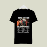 New Edition Band 44th Years Anniversary 1978 2022 Thank You For The Memories Signatures 4 T Shirt