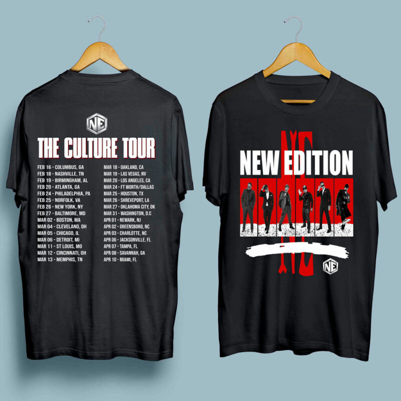 New Edition The Culture Tour 2022 Front 4 T Shirt