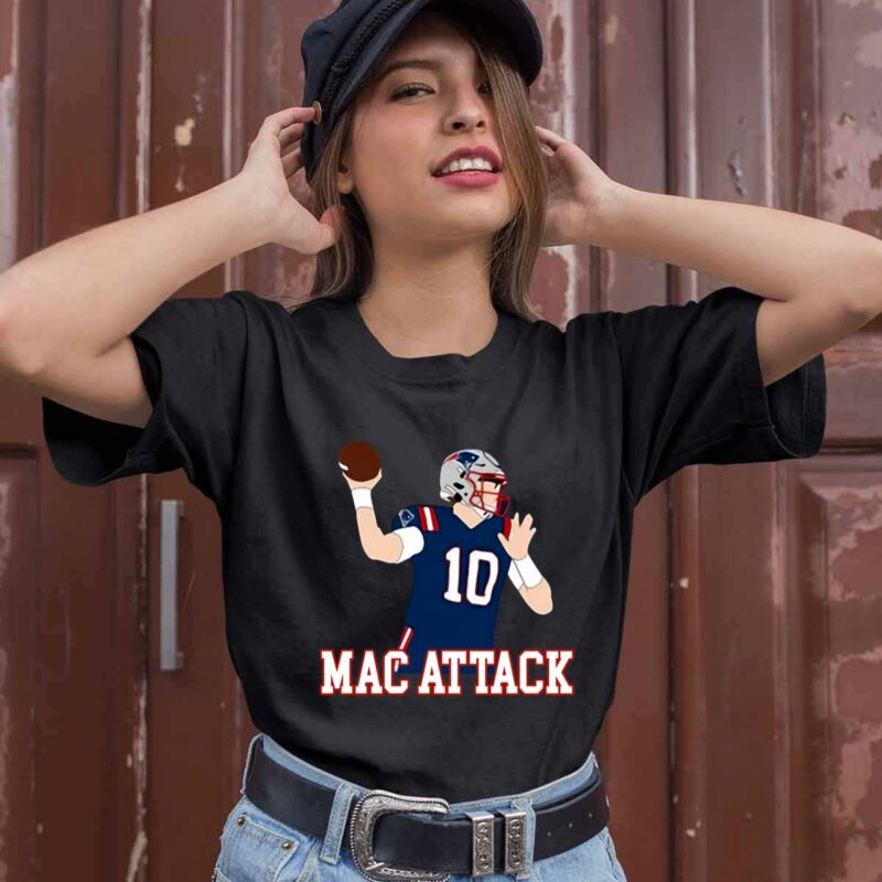 New England Patriots Mac Jones Mac Attack 0 T Shirt