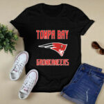 New England Patriots Tampa Bay Buccaneers Tompa Bay Gronkaneers Red 2 T Shirt